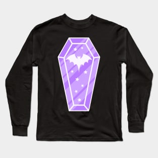 Cute Purple Coffin Long Sleeve T-Shirt